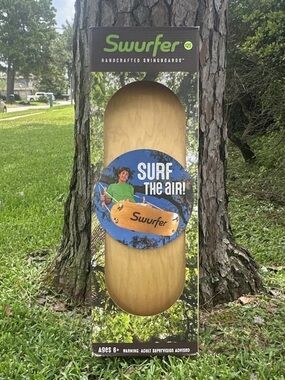 Swurfer Handcrafted Swingboard - Natural Wood